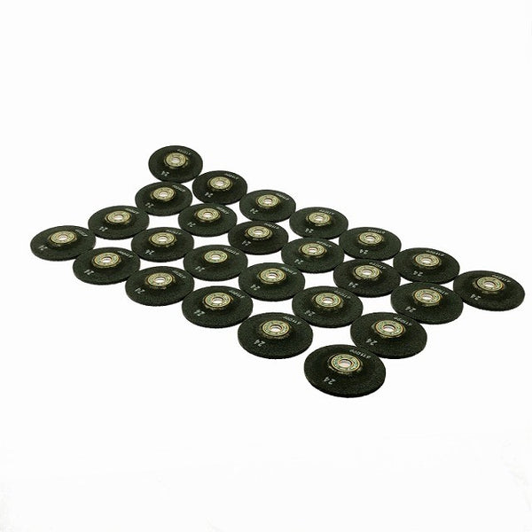 ☆未使用品1箱25枚入り☆NRS ニューレジストン 剥離砥石 グリーンカップ 100×6×15 粒度24 黒皮 研磨 研削 サンダー グラインダー120739 - 4