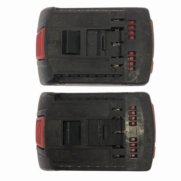 ☆中古品☆BOSCH ボッシュ 18V リチウムイオンバッテリー 2.0Ah×2個 充電器付き 電動工具 充電池 蓄電池130392 - 10