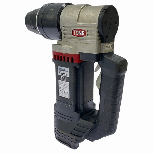 ☆中古品☆TONE トネ 36V コードレスシャーレンチ CSM220 マルチボルトバッテリー2個(BSL36B18)充電器 ケース付 充電式シャーレンチ128328 - 7