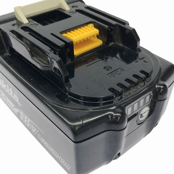 ☆中古美品☆ makita マキタ 18V 6.0Ah 純正リチウムイオンバッテリー BL1860B 急速 残量表示 LITHIUM-ION 雪/飛行機マーク 116595 - 6