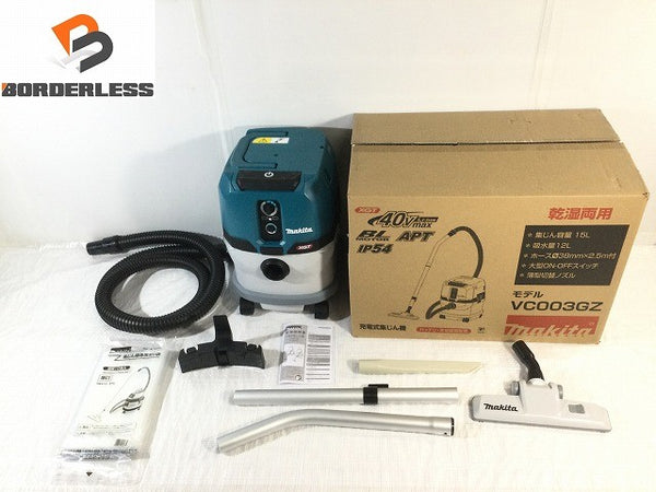 ☆未使用品☆ makita マキタ 40Vmax 充電式集じん機 VC003GZ バッテリ・充電器別売133690 - 1