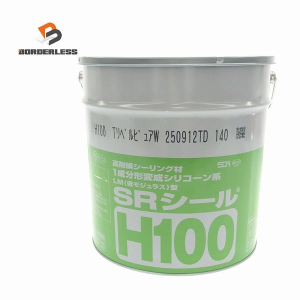 ☆未使用品☆コニシ株式会社 サンライズ 高耐喉シーリング材 LM(低モジュラス)型 SRシール H100 TリベルピュアW 6L 缶117225 - 1
