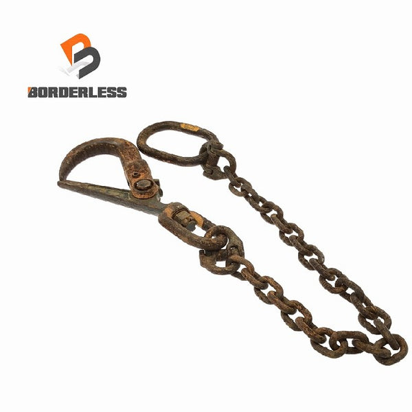 ☆中古品☆スーパーツール スーパーロックフック SLH3 マスターリンク(キトー HMM1008) チェーン付 チェーンスリング 吊り具113571 - 1