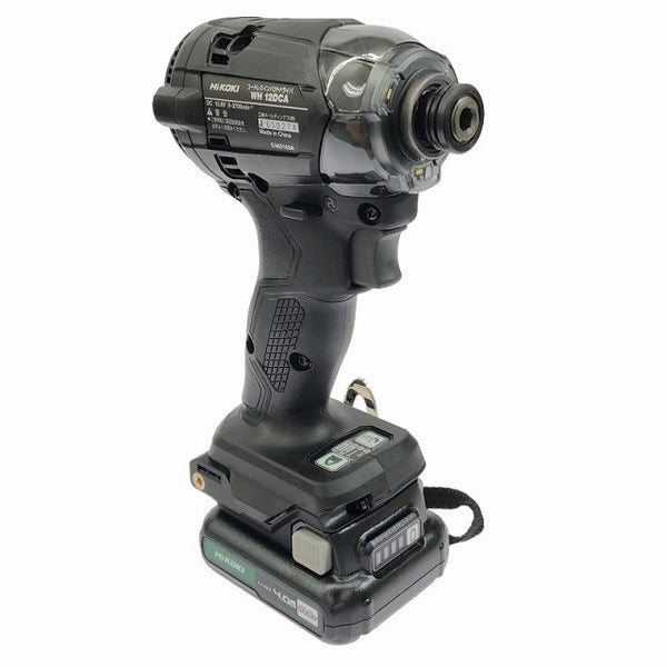 ☆未使用品☆ HIKOKI ハイコーキ 10.8V コードレスインパクトドライバー WH12DCA(2LSB)バッテリー2個(4.0Ah)充電器 ケース付127872 - 5