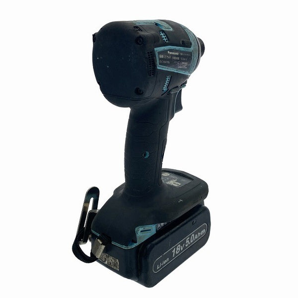 ☆中古品☆Panasonic パナソニック 14.4V/18V 充電インパクトドライバー EZ75A7 バッテリ2個(18V 5.0Ah)充電器 ケース付 コードレス119416 - 6