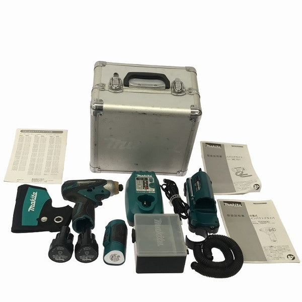 ☆中古品☆makita マキタ 10.8V TD090D･LEDライト･ラジオセット CK1002SP  インパクトドライバー120550 - 3