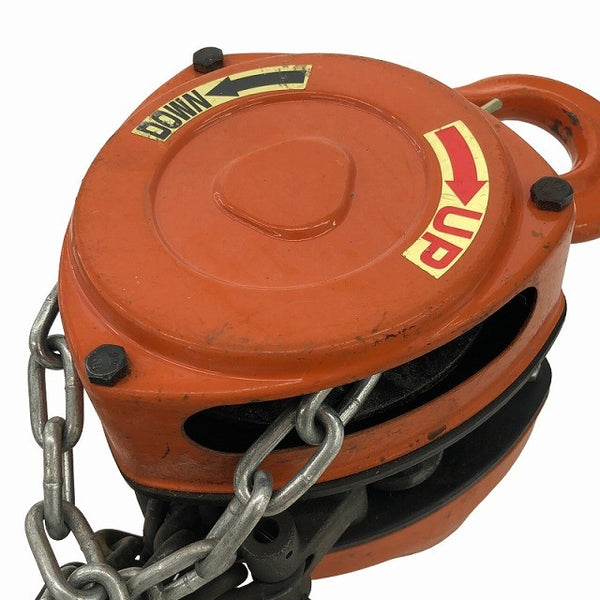 ☆中古品☆HHH スリーエッチ チェーンブロック TYPE-R2 荷重1ton チェンブロック 荷揚げ機 吊り具118894 - 9