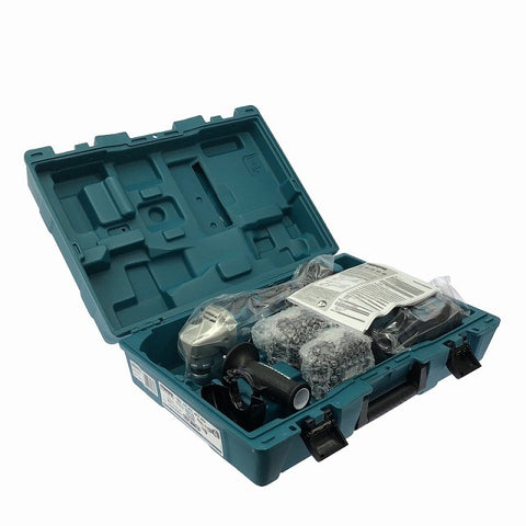☆未使用品☆makita マキタ 18V 100mm 充電式ディスクグラインダー GA418DRGX バッテリー2個(18V 6.0Ah) 充電器 ケース付130761 - 0