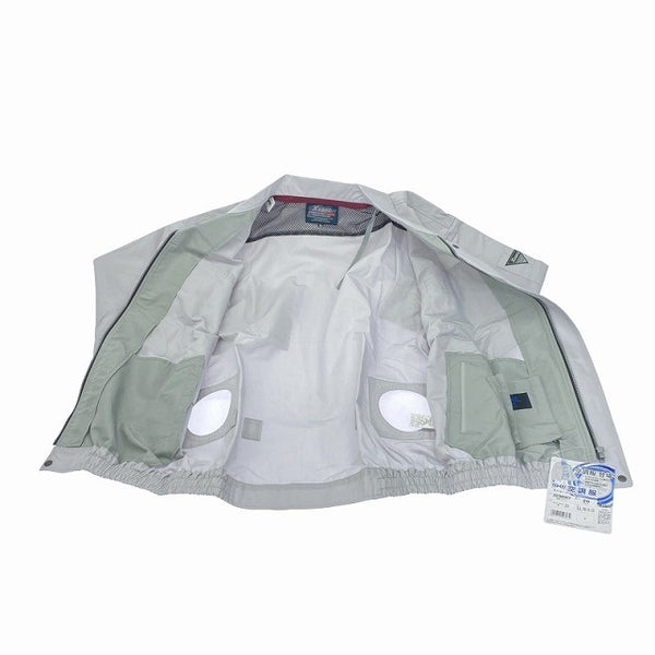 ☆未使用品セット☆サンエス 空調風神服 12V リチウムイオンバッテリーセット×2 RD9290T ジーベック 長袖ブルゾン×2 XE98007114799 - 6