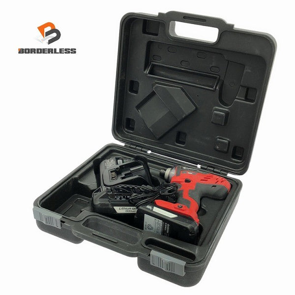 ☆比較的綺麗☆KYOCERA 京セラ 18V 充電式インパクトドライバー BID-1805 バッテリー2個(18V 1.5Ah) 充電器 ケース付 電動工具137946 - 1