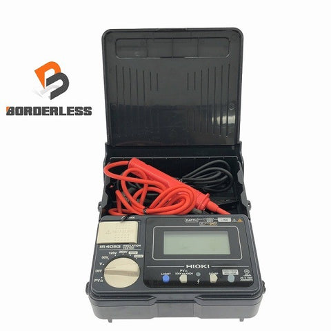 ☆美品☆HIOKI 日置電機 絶縁抵抗計 IR4053 デジタルメガー 太陽光発電システム用 INSULATION TESTER 116059116059