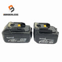 ☆中古品セット☆makita マキタ 14.4V 3.0Ah/18V 4.0Ah 純正リチウムイオンバッテリー BL1430+BL1840 LITHIUM-ION 雪/飛行機 116104 - 1
