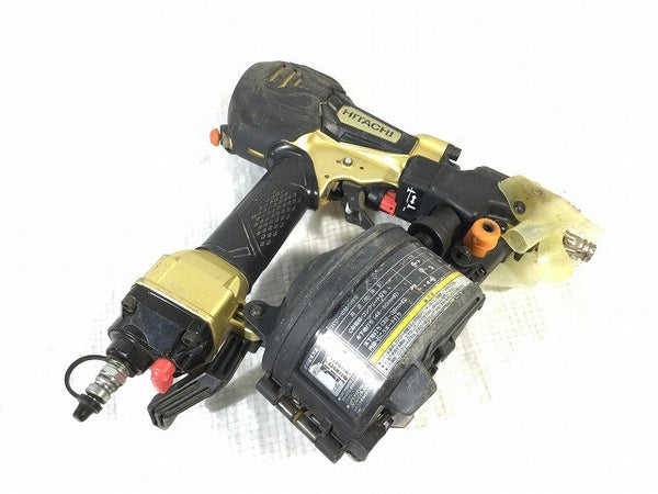 ☆中古品☆HITACHI 日立工機 50mm 高圧ロール釘打機 NV50HR(S) パワー切替機構付き エア工具 エアツール 大工道具 釘打ち機118576 - 5