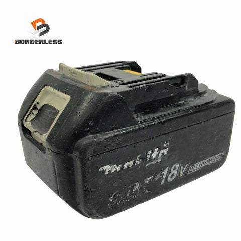 ☆中古品☆makita マキタ 純正リチウムイオンバッテリー BL1860B 残量表示ボタン付き PSEマーク 雪マーク123830
