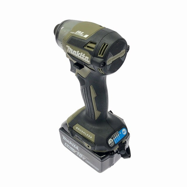 ☆極美品☆makita マキタ 18V 充電式インパクトドライバー TD173D オリーブ バッテリ1個(18V6.0Ah) 充電器付 コードレス116446 - 5