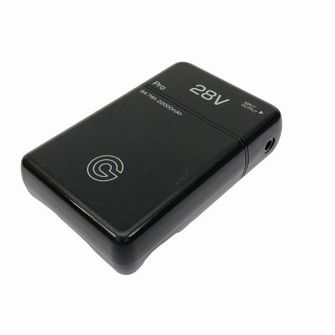 ☆中古品2点☆長信ジャパン バッテリーセット GB428 本体2個+AC充電ケーブル2本 空調作業服 暑さ対策134575 - 0