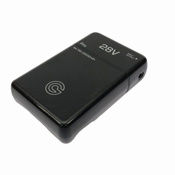 ☆中古品2点☆長信ジャパン バッテリーセット GB428 本体2個+AC充電ケーブル2本 空調作業服 暑さ対策134575 - 2