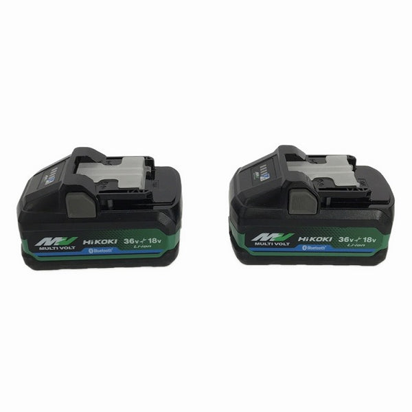 ☆未使用品2個セット☆HiKOKI ハイコーキ 純正マルチボルトバッテリー BSL36B18BX Bluetooth付き第2世代 蓄電池108359 - 9