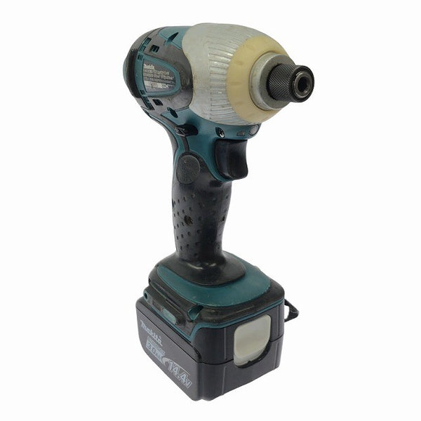 ☆中古品☆makita マキタ 14.4V 充電式インパクトドライバ TD130D バッテリ1個(14.4V 3.0Ah)充電器 ケース付 締付け おまけ付130975 - 5