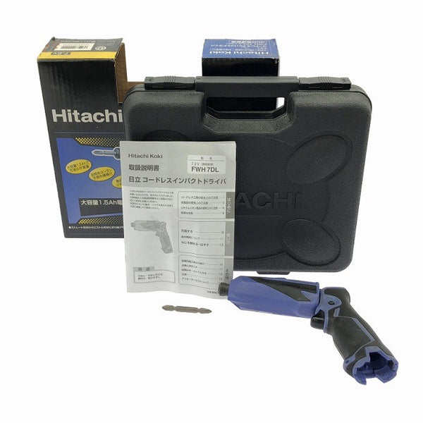☆比較的綺麗です☆HITACHI 日立工機 7.2V コードレスインパクトドライバ FWH7DL 本体のみ 電動工具 締め付け129333 - 3