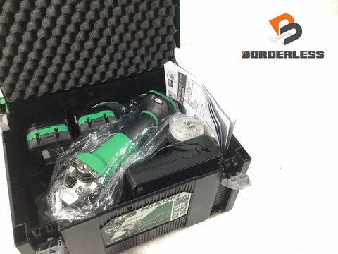 ☆未使用品☆HIKOKI ハイコーキ 36V 100mm コードレスディスクグラインダー G3610DC(2XPZ)アグレッシブグリーンBluetoothフルセット130690 - 0