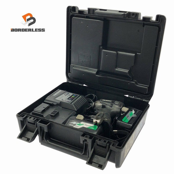 ☆中古品☆HiKOKI ハイコーキ 36V コードレスインパクトドライバー WH36DA 2XPB マルチボルトバッテリー2個 充電器 ケース付き134482 - 1