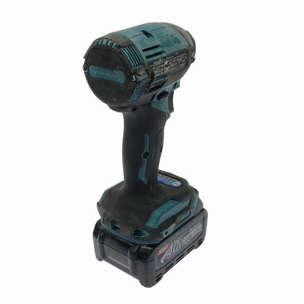 ☆中古品☆makita マキタ 40Vmax 充電式インパクトドライバ TD002GRDX 青/ブルー バッテリー2個(40Vmax 2.5Ah)充電器+ケース118701 - 6