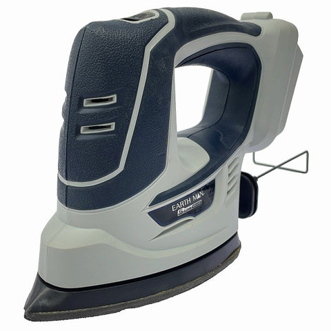 ☆美品☆EARTH MAN アースマン 14.4V 充電式コーナーサンダー CSD-144LiAX バッテリ1個(1.5Ah) 充電器 バッグ付 コードレス 高儀129766 - 0