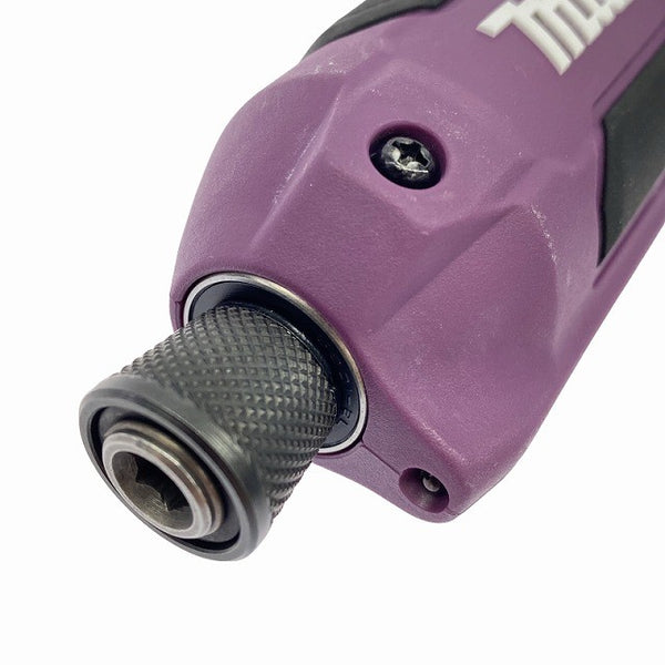 ☆美品 限定色☆makita マキタ 7.2V 充電式ペンインパクトドライバー TD023DHXAP 紫/パープル バッテリ2個(1.5Ah) 充電器 ケース131571 - 8