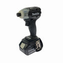 ☆未使用品☆makita マキタ 18V 充電式ソフトインパクトドライバTS141DRGXB 黒/ブラック バッテリー2個(18V 6.0Ah) 充電器 ケース付130628 - 4