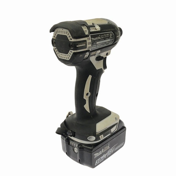 ☆中古品☆makita マキタ 18V 充電式インパクトドライバー TD149D 白/ホワイト バッテリ1個(18V3.0Ah) 充電器 ケース付 コードレス123072 - 6