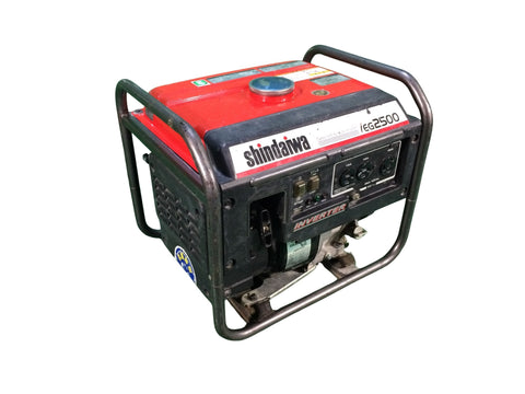 ☆中古品☆SHINDAIWA 新ダイワ インバータ発電機 IEG2500 2.5kVA インバーター発電機 ガソリンエンジン アウトドア 防災 やまびこ128714 - 0