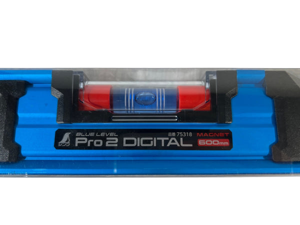 ☆未使用品☆SHINWA シンワ測定 ブルーレベル Pro2 75318 600mm 防塵防水 マグネット付 デジタル式 デジタルレベル 水準器 水平器134853 - 7