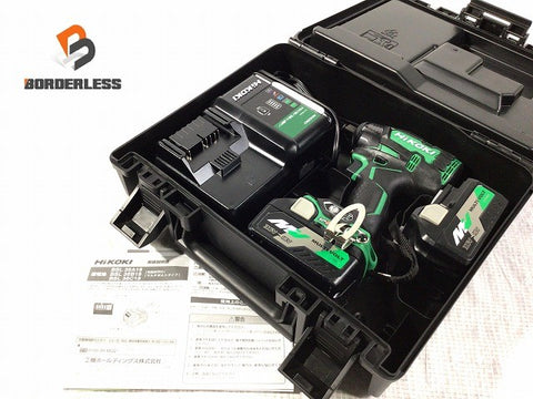 ☆未使用品☆HiKOKI ハイコーキ 36V コードレスインパクトレンチ WR36DC(2XP) バッテリ2個(36V 2.5AH)充電器 充電式 マルチボルト118483