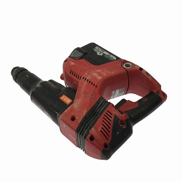 ☆中古品☆MAX マックス 25.2V 充電式ブラシレスハンマドリル PJ-R266-B2C/40A 充電器 バッテリー2個 ケース付 穴あけ加工 電動工具124289 - 7