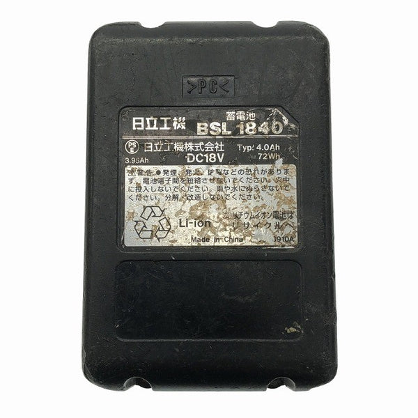 ☆中古品☆ HITACHI 日立工機 14.4V/18V 125mm コードレスチップソーカッタ CD14DSL 本体+バッテリー1個(18V 4.0Ah)117329 - 9
