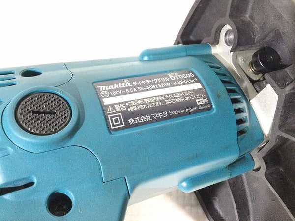 ☆中古品☆makita マキタ 100V ダイヤテックドリル DT0600 水タンク＋ケース付 ミストドリル ミストダイヤドリル 低振動ドリル117623 - 8