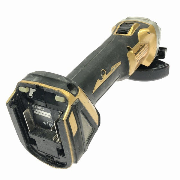 ☆中古品☆makita マキタ 18V 100mm 充電式ディスクグラインダ GA404D 100周年 バッテリ1個(3.0Ah)充電器 パーツ ケース133482 - 6