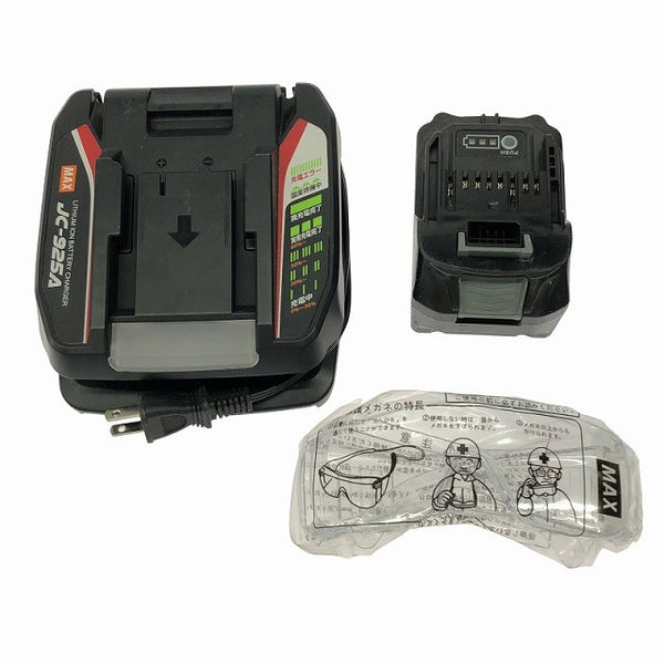 ☆比較的綺麗です☆MAX マックス DC14.4V/18V バッテリタッカ TG-ZB2 バッテリ(18V 5.0Ah) 充電器付き 電動工具134343 - 9