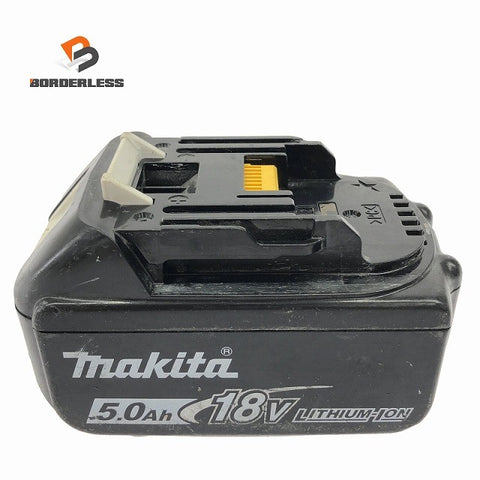 ☆中古品☆makita マキタ 18V 5.0Ah 純正リチウムイオンバッテリー BL1850 蓄電池 充電池 リチウムイオン電池136659