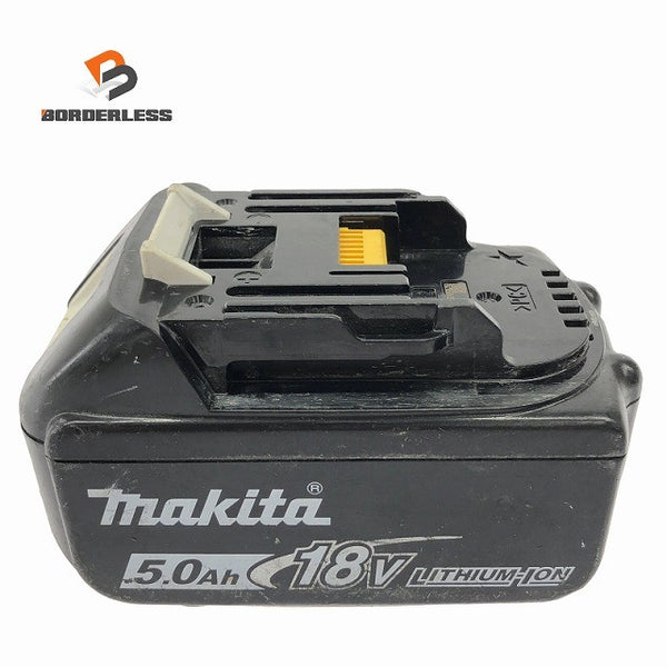 ☆中古品☆makita マキタ 18V 5.0Ah 純正リチウムイオンバッテリー BL1850 蓄電池 充電池 リチウムイオン電池136659 - 1