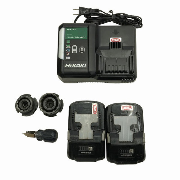 ☆中古品☆TONE トネ 36V コードレスシャーレンチ CSM220 マルチボルトバッテリー2個(BSL36B18)充電器 ケース付 充電式シャーレンチ137015 - 10