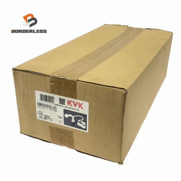 ☆未使用品☆ KVK ケーブイケー シングルレバー式混合栓 KM8008SLGS シングル洗髪シャワー ゴム栓付 混合水栓 住宅設備137460 - 1