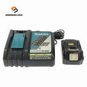 ☆中古品セット☆makita マキタ 18V 6.0Ah 純正 リチウムイオンバッテリー BL1860B  急速充電器 DC18RC リチウムイオン電池137763 - 1