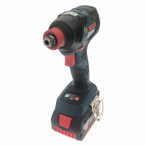 ☆比較的綺麗☆BOSCH ボッシュ 18V コードレスインパクトドライバー/レンチ GDX18V-200C バッテリ2個(5.0Ah 2.0Ah) 充電器 ケース付135765 - 0