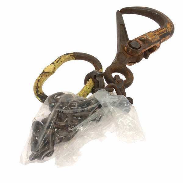 ☆中古品☆SUPER スーパーツール 2t スーパーロックフック SLH2 チェーンスリング付 バールセッタ 敷鉄板つり具133325 - 4