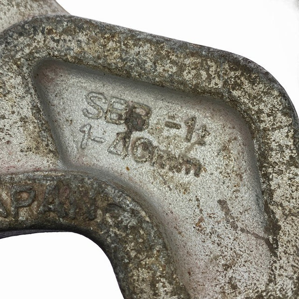 ☆中古品2個セット☆EAGLE CLAMP イーグルクランプ ねじ式全方向クランプ SBB-1t 荷重1ton 鉄鋼用 スクリュークランプ 吊りクランプ131162 - 9