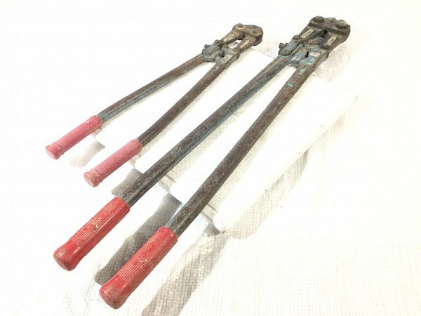 ☆中古品2点セット☆MCC ボルトクリッパー 600mm/900mm 手動式 番線カッター ボルトカッター 切断機 鉄線 手工具 ハンドツール132556 - 4