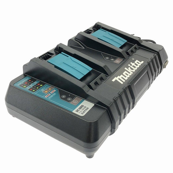 ☆美品☆makita マキタ 7.2V-18V 2口急速充電器 DC18RD リチウムイオンバッテリー用 電動工具用 2口充電器 二口急速充電器136270 - 2