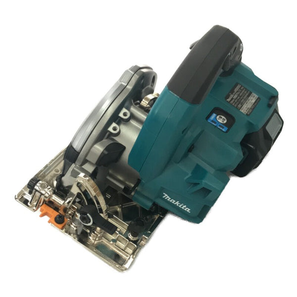 ☆未使用品☆makita マキタ 40Vmax 125mm 充電式マルノコ HS005GRDX 青 バッテリ2個(40Vmax2.5Ah) 充電器 ケース付 コードレス - 4